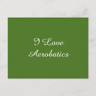 I Love Aerobatics Briefkaart