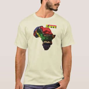 I Love Africa T-shirt print design