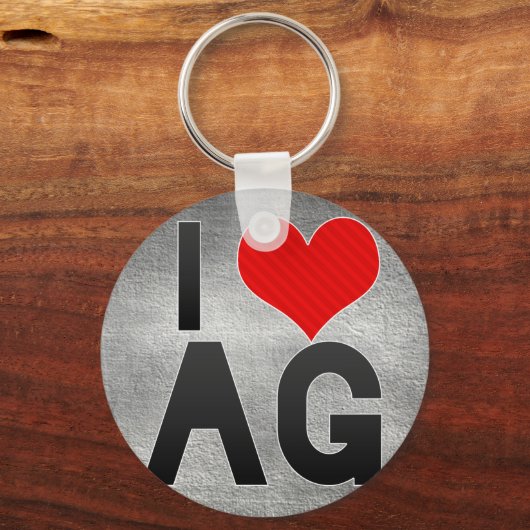I Love AG Sleutelhanger (Voorkant)