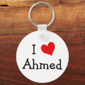 I Love Ahmed Sleutelhanger (Voorkant)