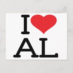 I Love AL (Briefkaart) Briefkaart