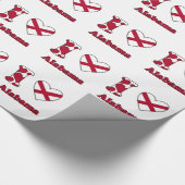 I love Alabama Cadeaupapier (Hoek)