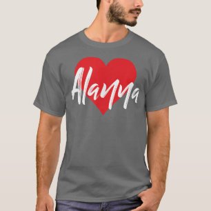 I Love Alanna Prénom Tshirt I Heart Nom