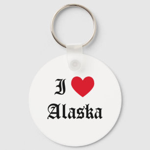 I Love Alaska Sleutelhanger