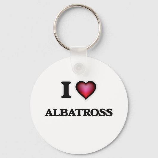 I Love Albatross Sleutelhanger (Voorkant)