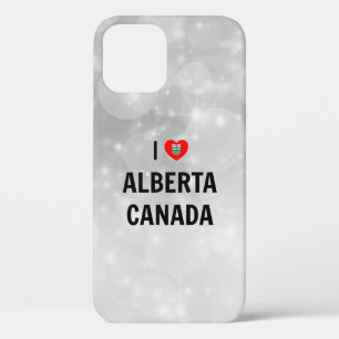 I Love Alberta, Canada iPhone 12 Hoesje