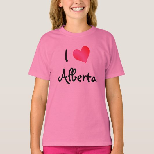 I Love Alberta T-shirt (Voorkant)