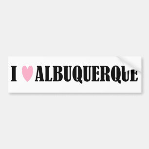 I Love Albuquerque Bumpersticker