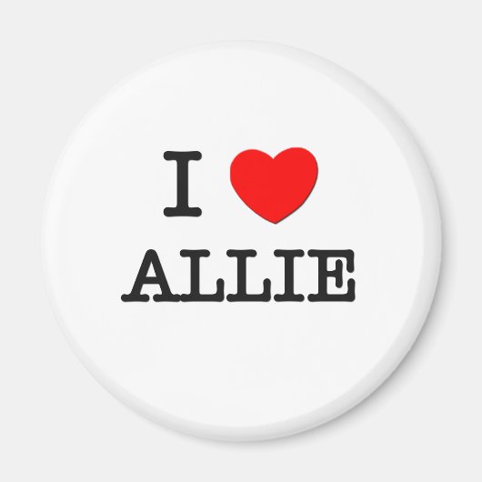 I Love Allison Magneet (Voorkant)