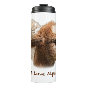 I Love Alpacas Thermal Tumbler Thermosbeker