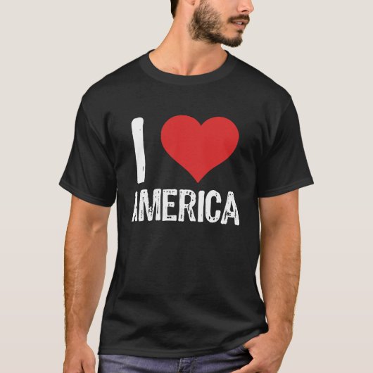 I Love America T-shirt (Voorkant)