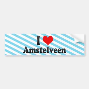 I Love Amstelveen, Netherlands Bumpersticker