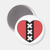 I LOVE AMSTERDAM magnet By Amsterdam (Recto/Verso)