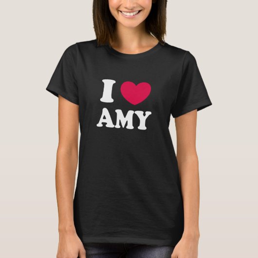 I Love Amy T-shirt (Voorkant)