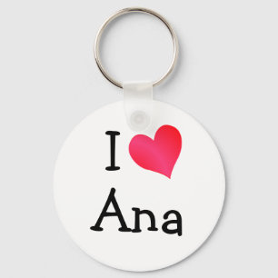 I Love Ana Sleutelhanger