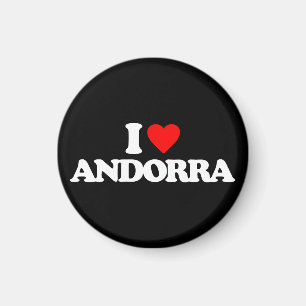 I LOVE ANDORRA MAGNEET