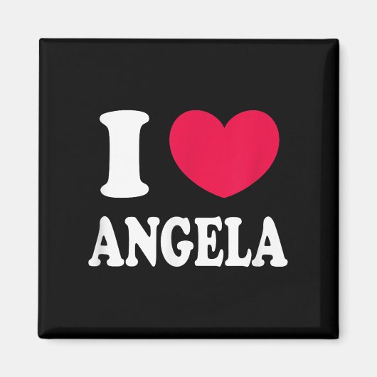 I Love Angela Magneet (Voorkant)