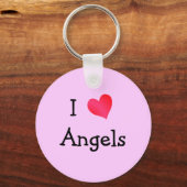 I Love Angels Sleutelhanger (Voorkant)