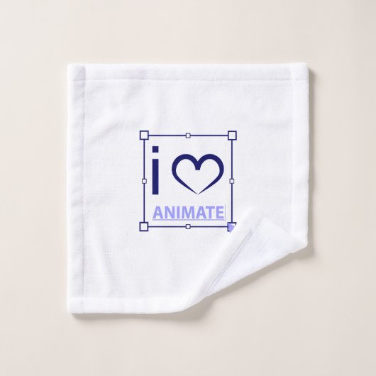 I Love Animate (Gant de toilette)