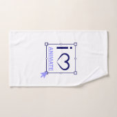 I Love Animate (Serviette à main)