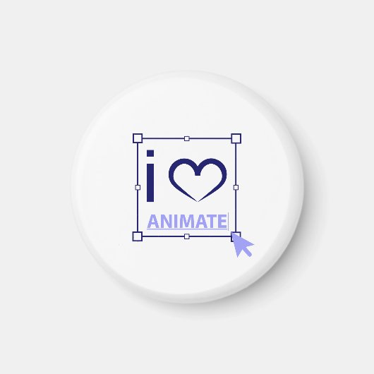 I Love Animate Magneet (Voorkant)