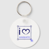I Love Animate Sleutelhanger (Achterkant)