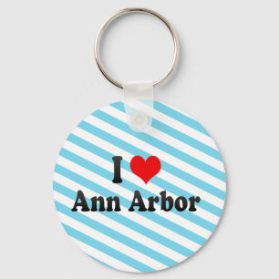 I Love Ann Arbor, Verenigde Staten Sleutelhanger