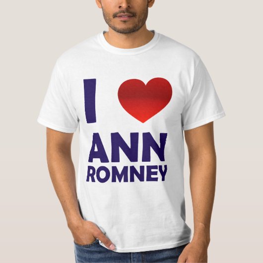 I Love Ann Romney T-Shirt (Voorkant)
