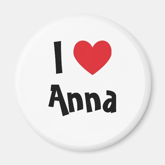 I Love Anna Magneet (Voorkant)