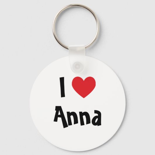 I Love Anna Sleutelhanger (Voorkant)