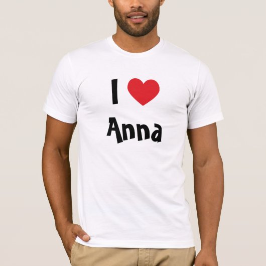 I Love Anna T-shirt (Voorkant)
