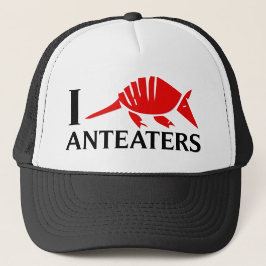 I Love Anteaters Trucker Pet (Voorkant)