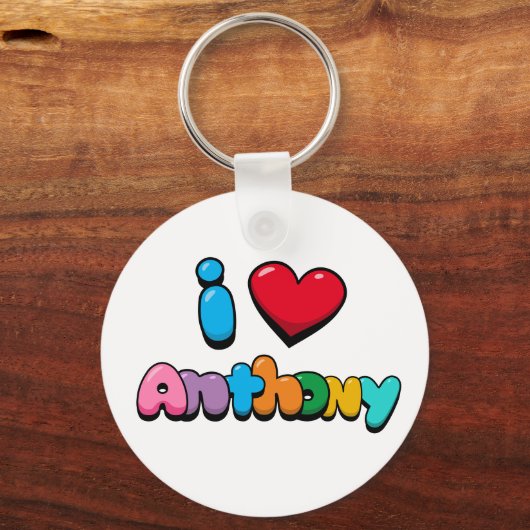 I Love Anthony Sleutelhanger (Achterkant)