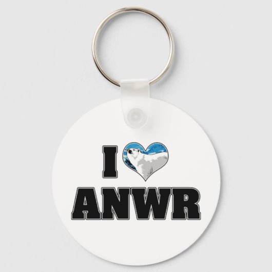 I Love ANWR Sleutelhanger (Voorkant)