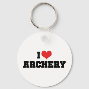 I Love Archery Sleutelhanger