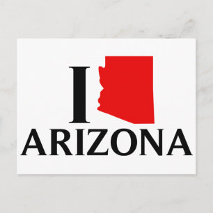 I Love Arizona - I Love AZ Briefkaart