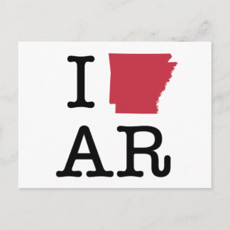 I Love Arkansas Briefkaart