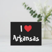 I Love Arkansas Briefkaart (Staand voorkant)