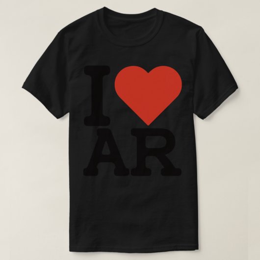 I Love Arkansas TShirt 3 (Design devant)