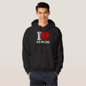 I Love Arned Hoodie (Voorkant volledig)