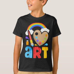 I Love Art Artist Painter Colorful Painting Gifts T-shirt