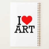 I Love Art Planner (Achterkant)