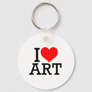 I Love Art Sleutelhanger