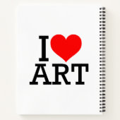 I Love Art Spiral Carnet (Dos)