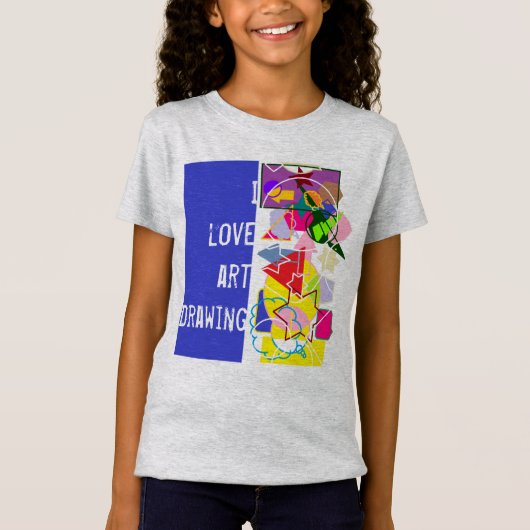 i love art t-shirt (Voorkant)