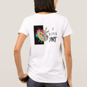 I Love Art | T-shirt Palette de Peintre (Dos)