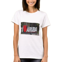 "I Love Aruba"-teken, Fotografie, T-shirt