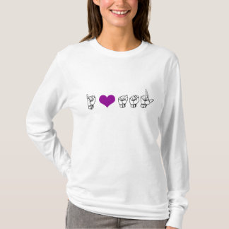 I Love ASL (American Sign Language) Hoodie T-shirt