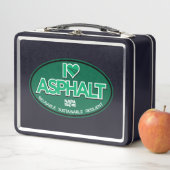 I Love Asphalt Classic Metal Lunchbox (En situation)