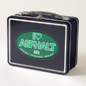 I Love Asphalt Classic Metal Lunchbox (Devant)